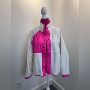 J.Crew Factory Button-Up Fleece | Sz L